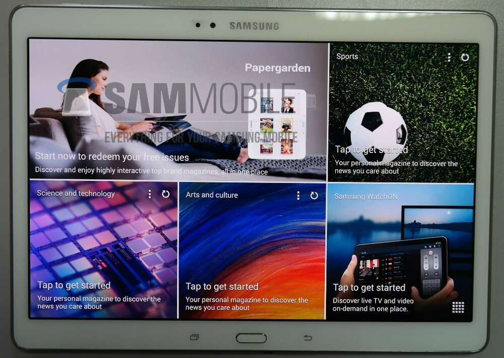 Supertarkan AMOLED-näytön sisältävän Samsung Galaxy Tab S 10.5 -tabletin kuvat vuotivat
